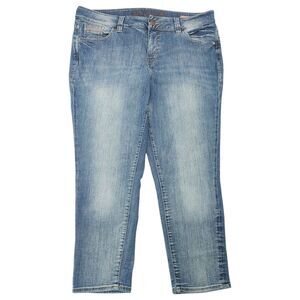 Jag Jeans Relaxed Boyfriend Plus Size 18W Stretch Blue Denim